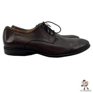 Warfield & Grand Oxford Shoes Mens 13 Brown Leather "Carbon" Business Formal